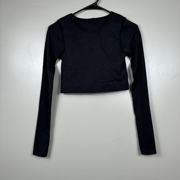 lululemon athletica Tops - Lululemon Ebb to Street Long Sleeve Black Size 4